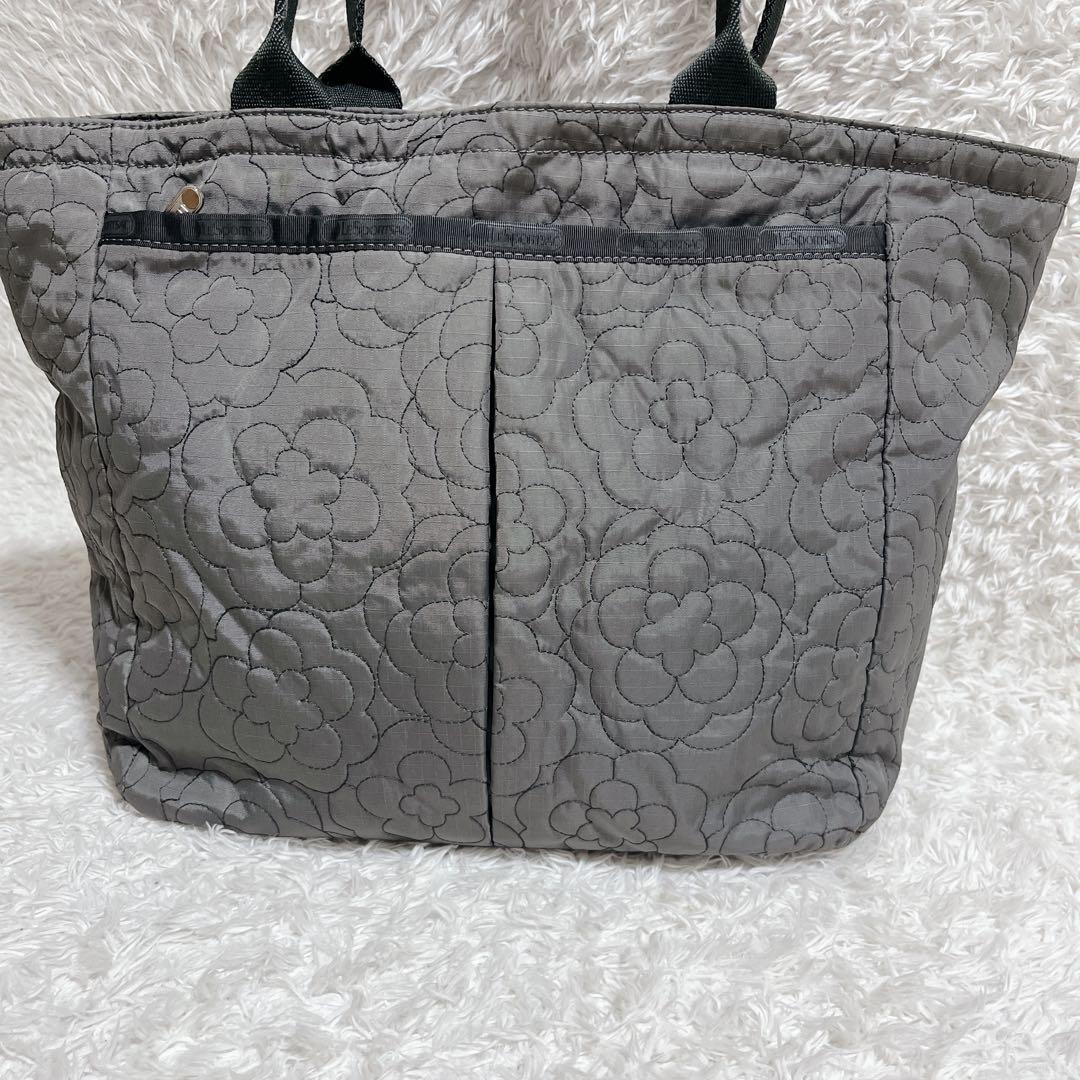 美品✨レスポートサック パフィーブロッサムズ　エブリガール トートバック　グレー