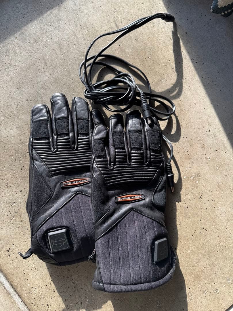 ハーレー純正　電熱ウェア　ヒートジャケット&電熱グローブ　サイズL