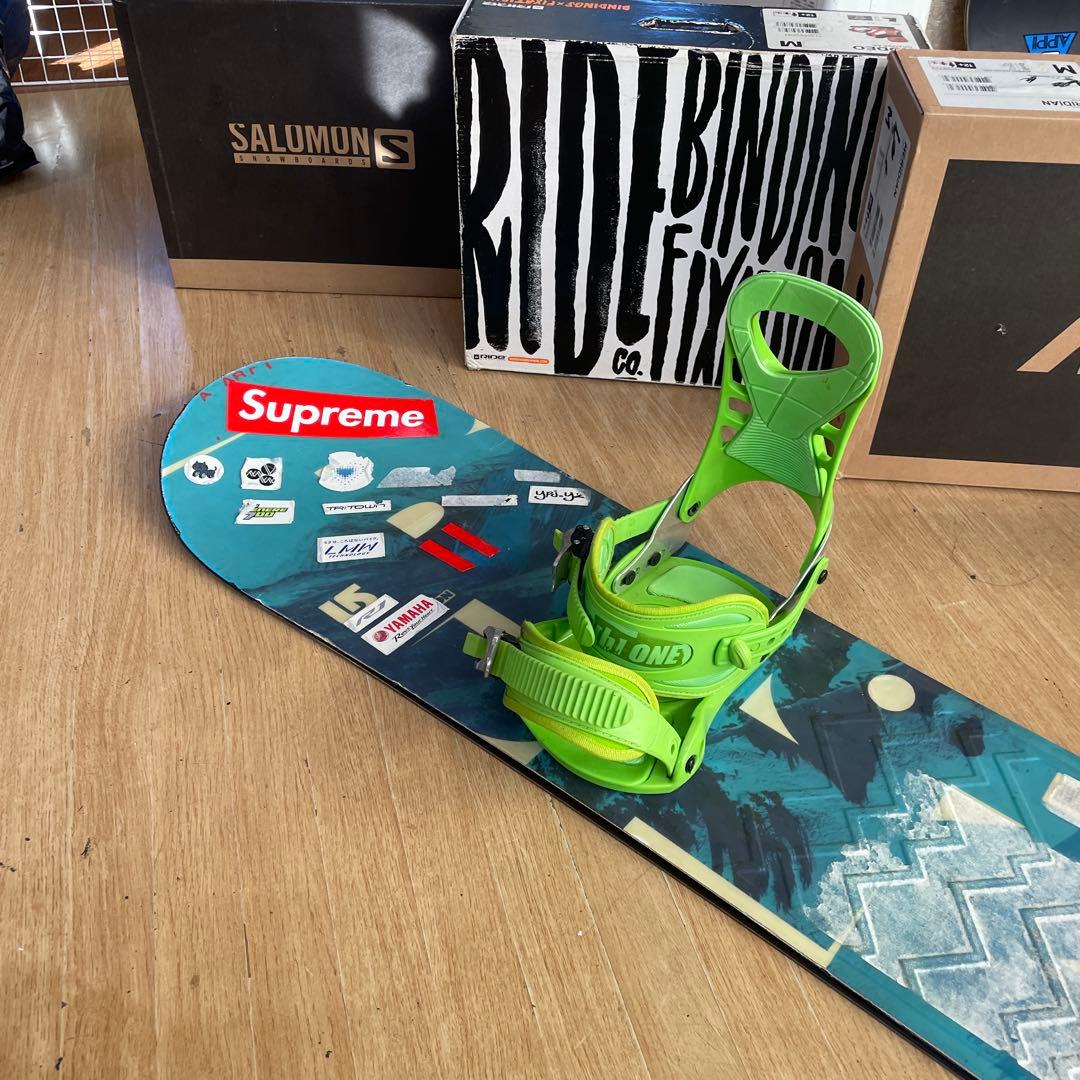 BURTON×2be1　バートン　スノーボードセット　バインディング付