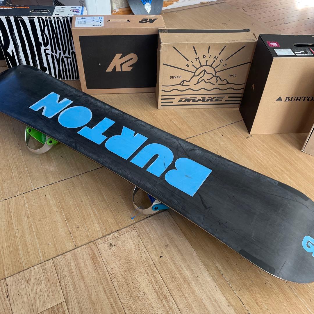 BURTON×2be1　バートン　スノーボードセット　バインディング付