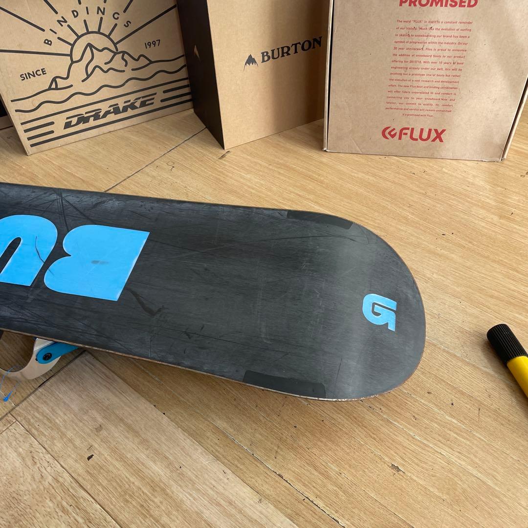 BURTON×2be1　バートン　スノーボードセット　バインディング付