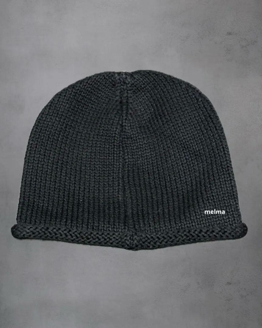 【即購入OK‼️】ニット帽 ビーニー クロス ニットCH柄刺繍 男女兼用　Y2K