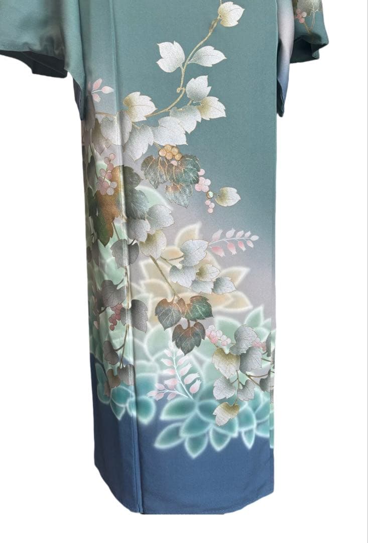 nana♡min●H-7◆着物 訪問着 フルセット◆暈し染め 金銀彩 正絹