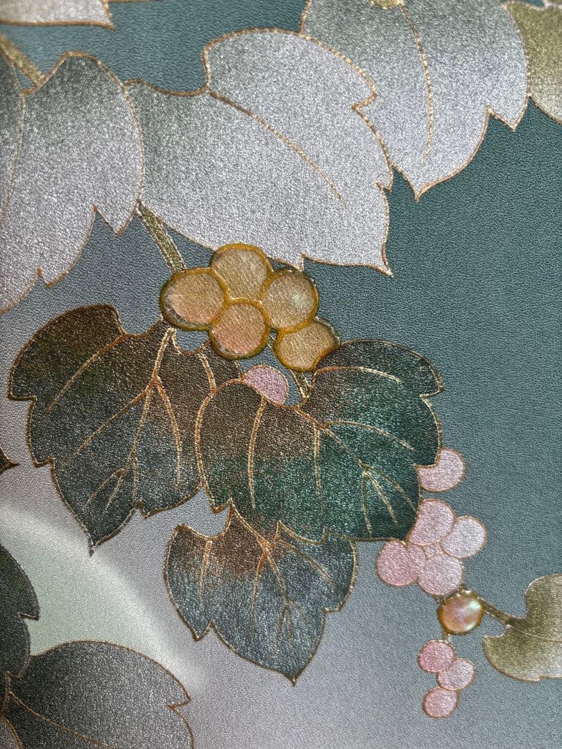 nana♡min●H-7◆着物 訪問着 フルセット◆暈し染め 金銀彩 正絹