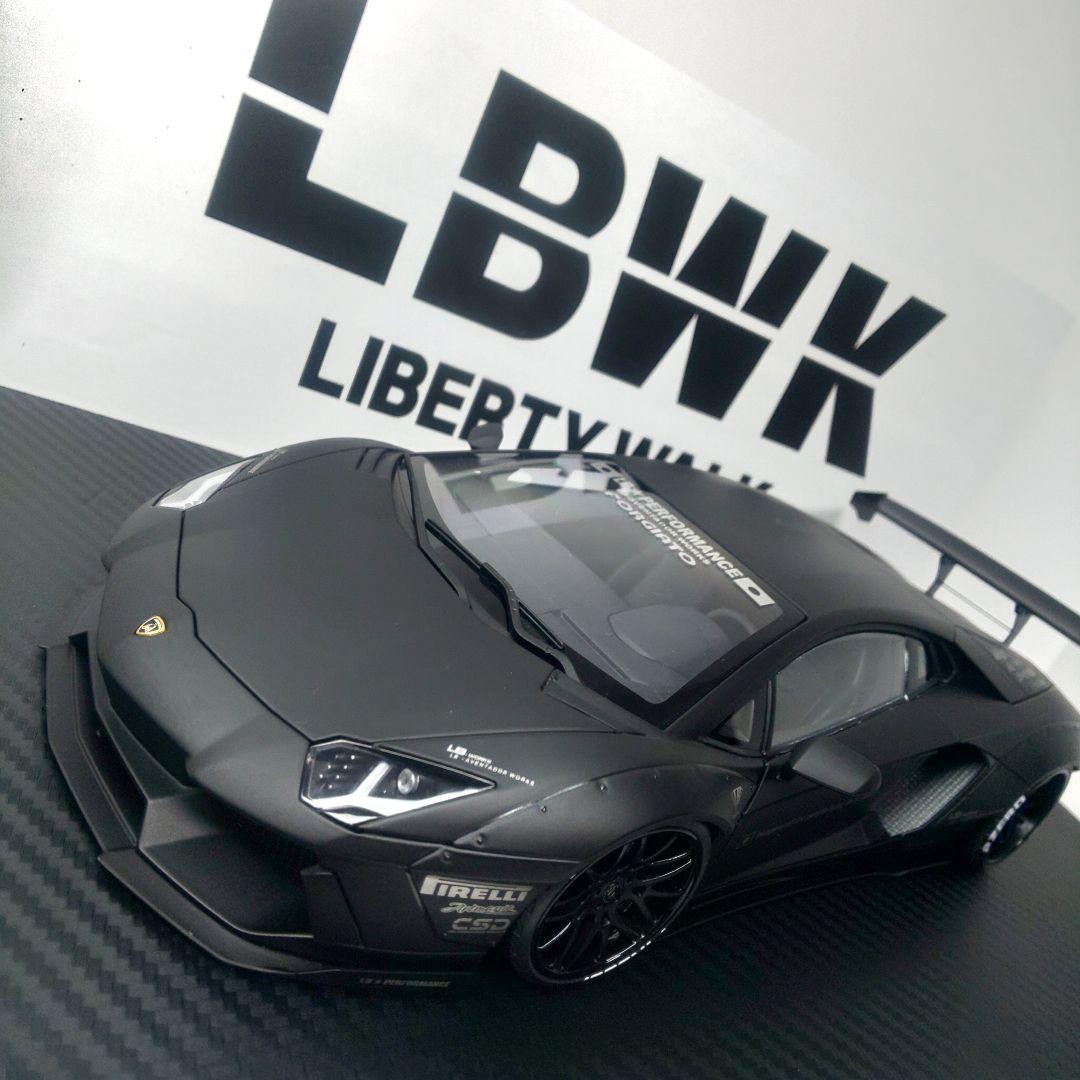 〓シゲ〓1/18スケール〓LBWKアヴェンタドール〓オートアート〓