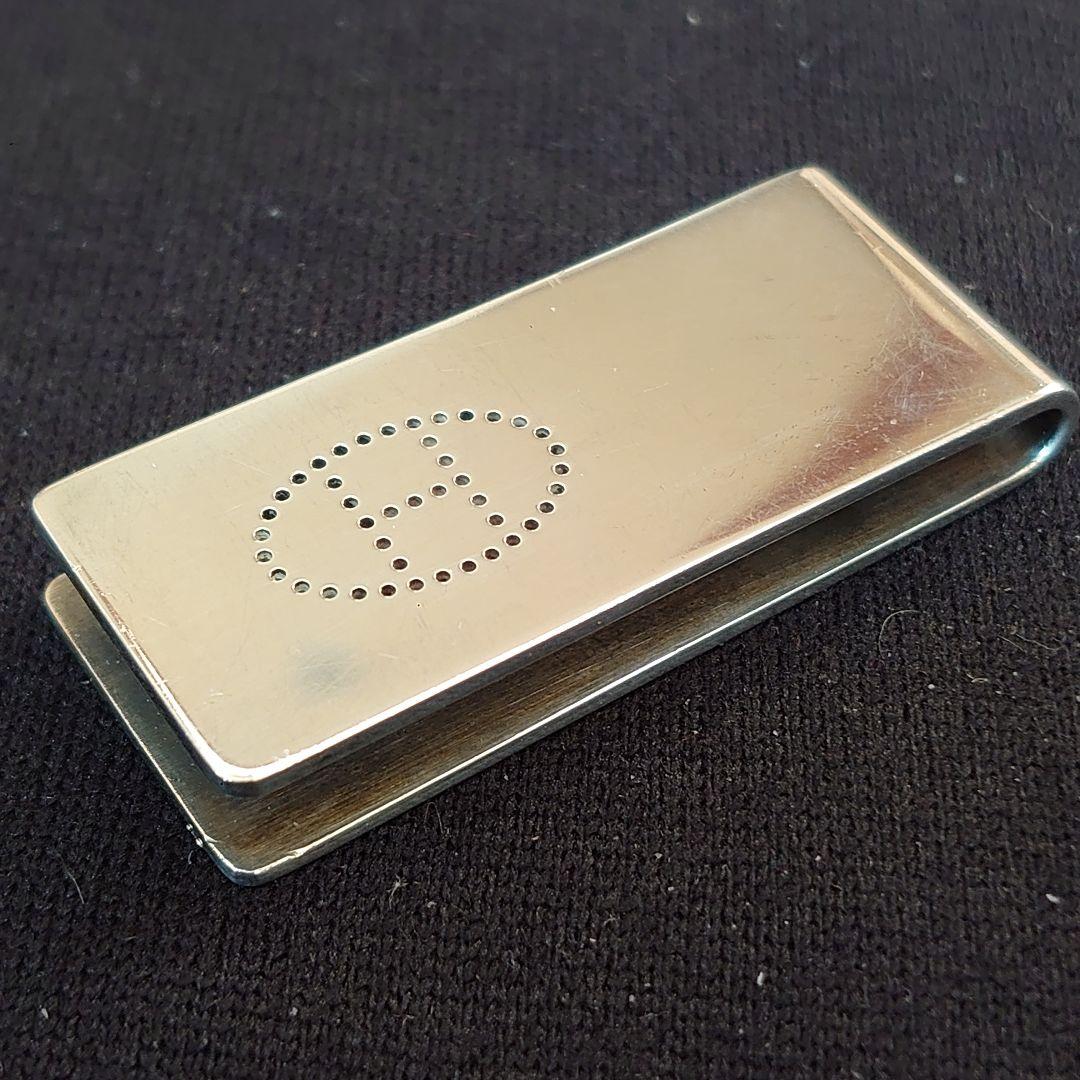 ◯良品 HERMES マネークリップ 札ばさみ エブリン シルバー AG925◯