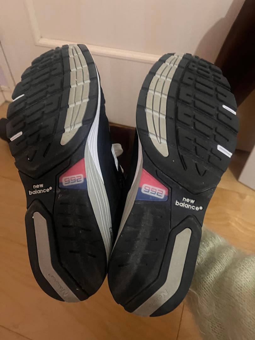NEW BALANCE 992 スニーカー ブラック 23.5