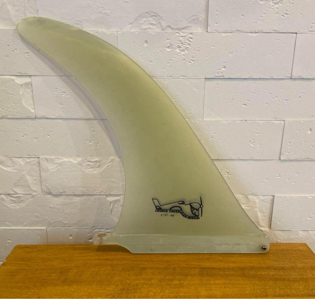 ジョージグリノー　9.75 シングルフィン　ロングボード　グリノー　4a フィン