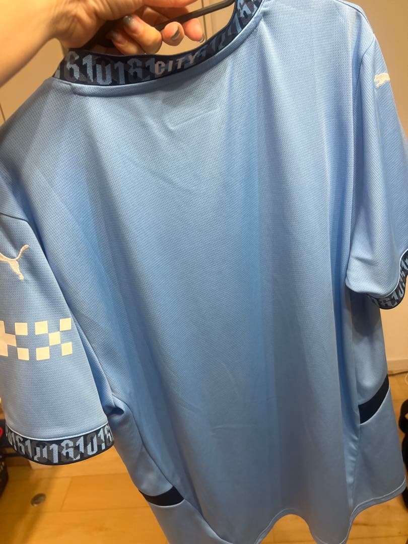 正規店KAMO購入 Puma マンチェスター シティ ユニフォーム3点セット