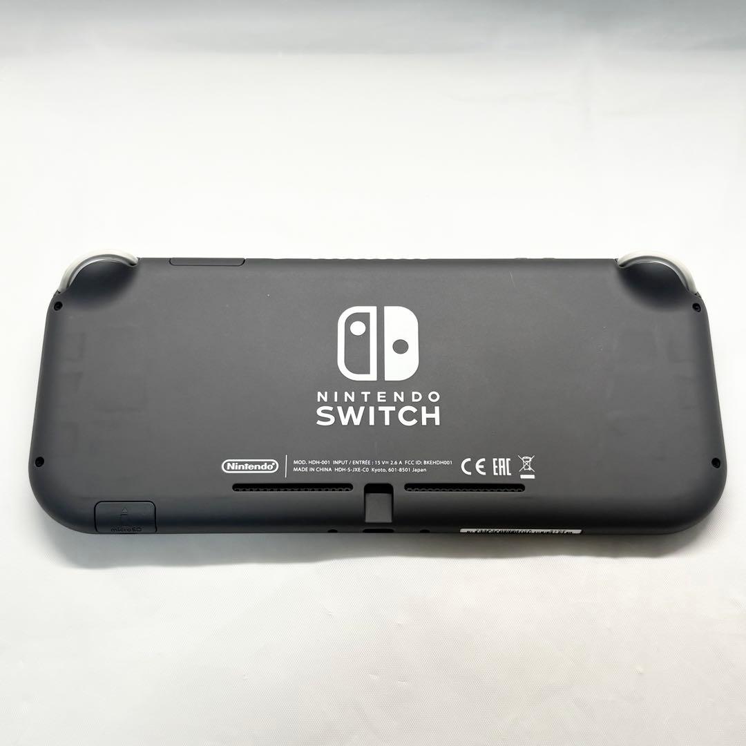 【液晶美品☆】ニンテンドー Switch Lite グレー SDカード 動作確認