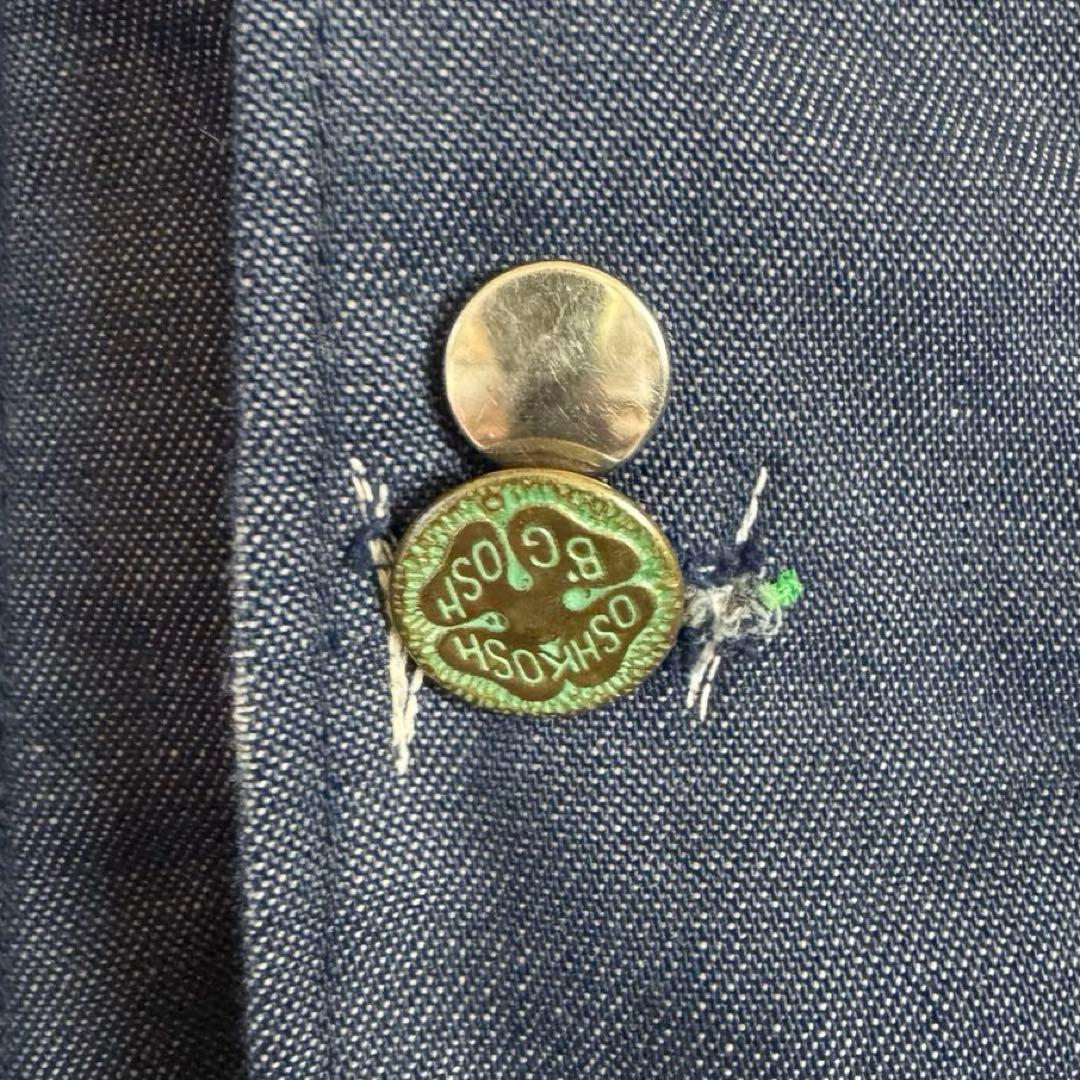 オシュコシュ　デニムチョアコート　60s〜70sビンテージ　着用感XL