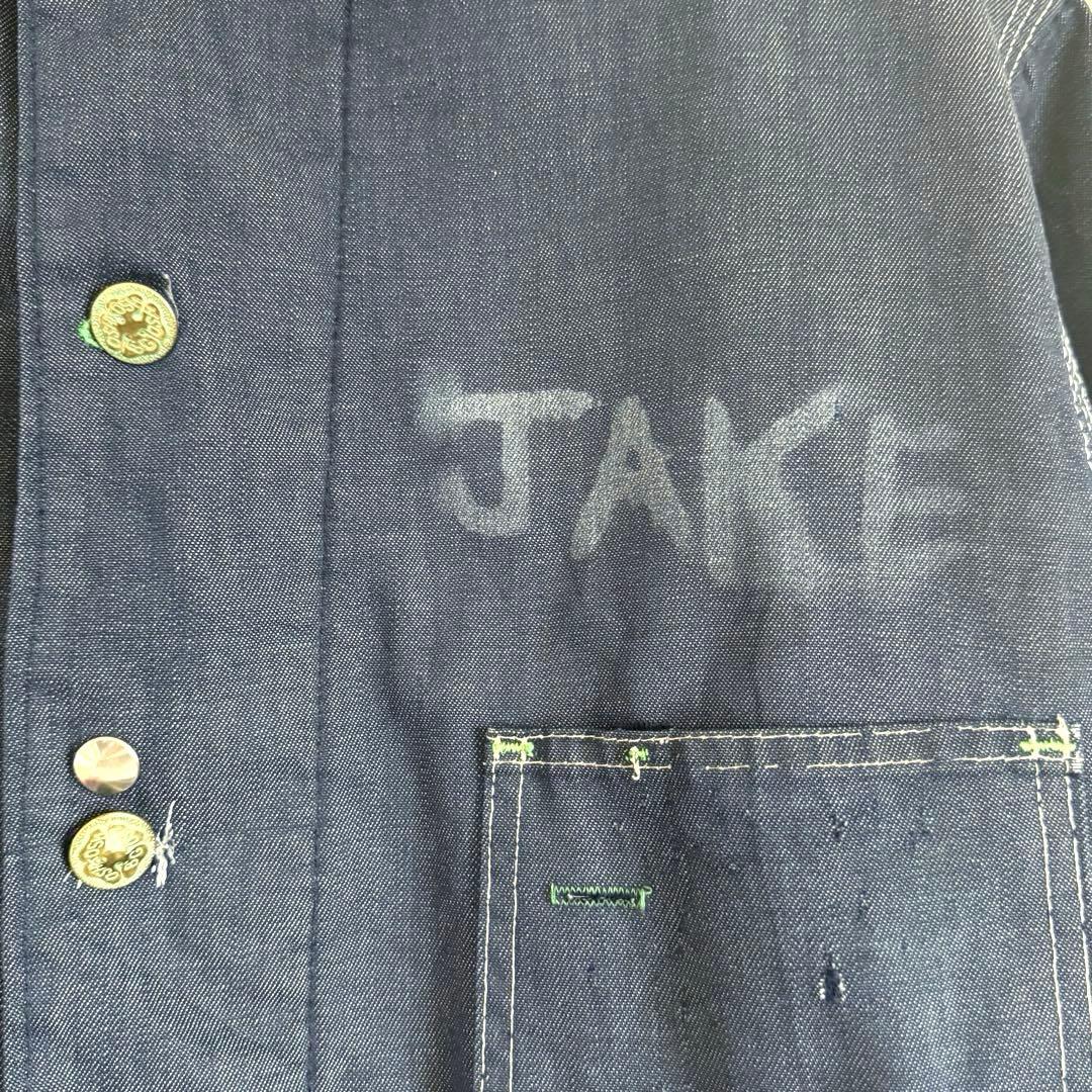 オシュコシュ　デニムチョアコート　60s〜70sビンテージ　着用感XL
