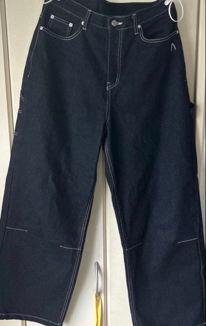 aakam ワイドデニムパンツ