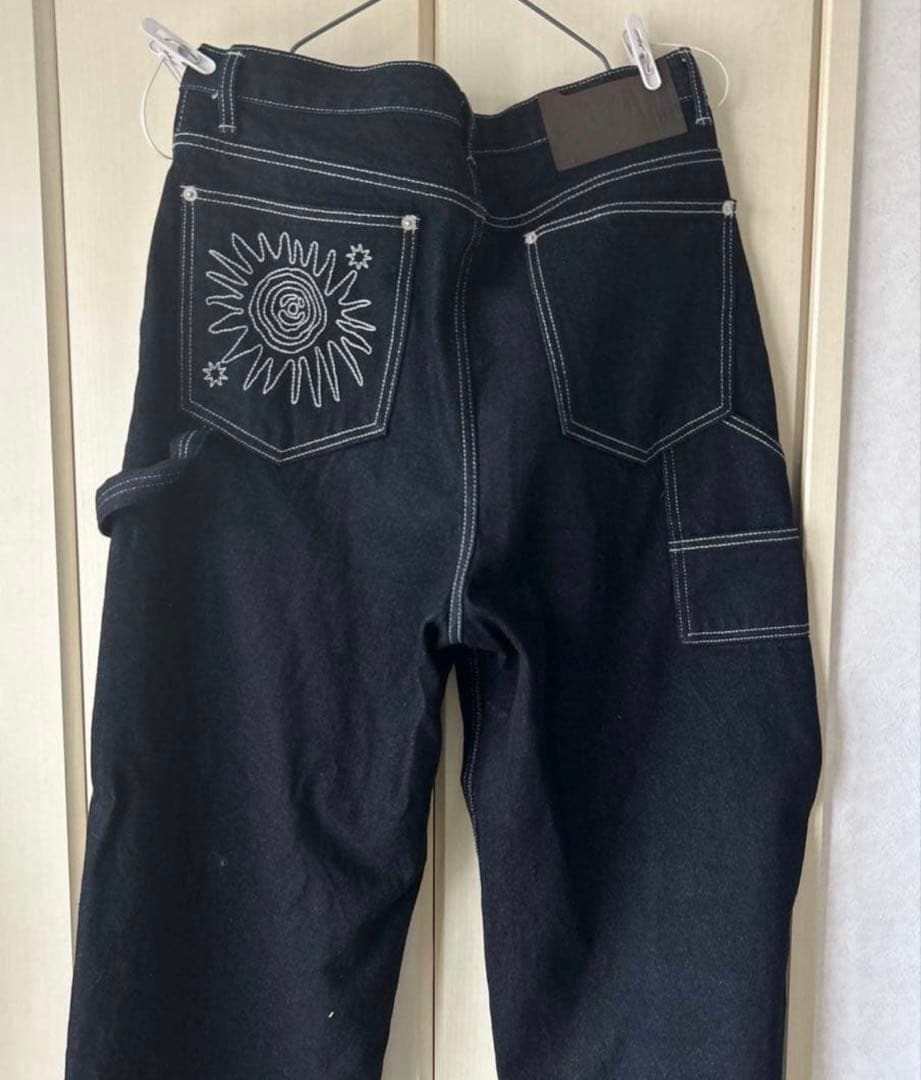 aakam ワイドデニムパンツ