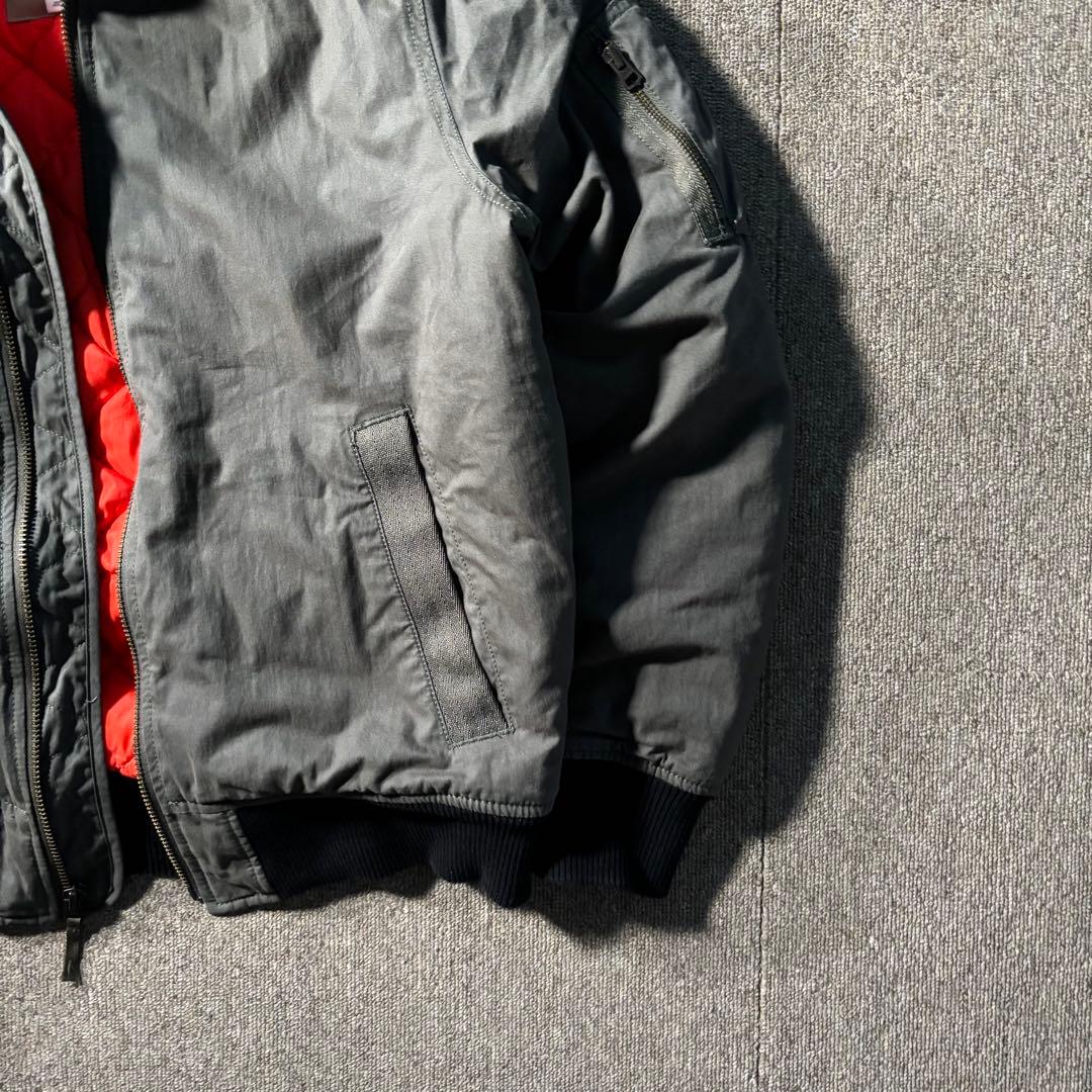 OLD GAP 短丈 ファー ミリタリー ジャケット フード N2B