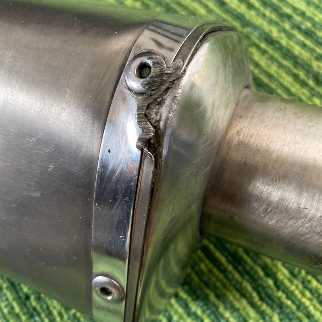 【ジャンク扱い】アドレスv125g ヨシムラ　トライオーバルサイクロン