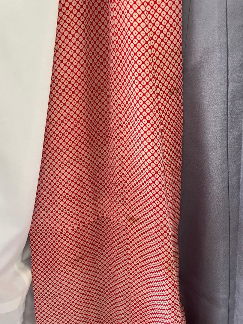 七五三　7歳　お着物セット　　つまみ細工の髪飾りセット