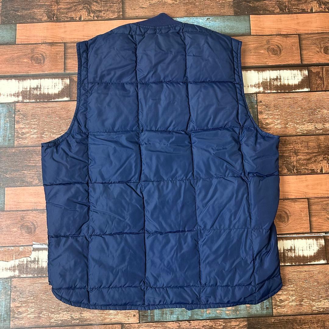 n*u様 80S ヴィンテージ　古着　エディーバウアー　黒タグ　ダウンベスト