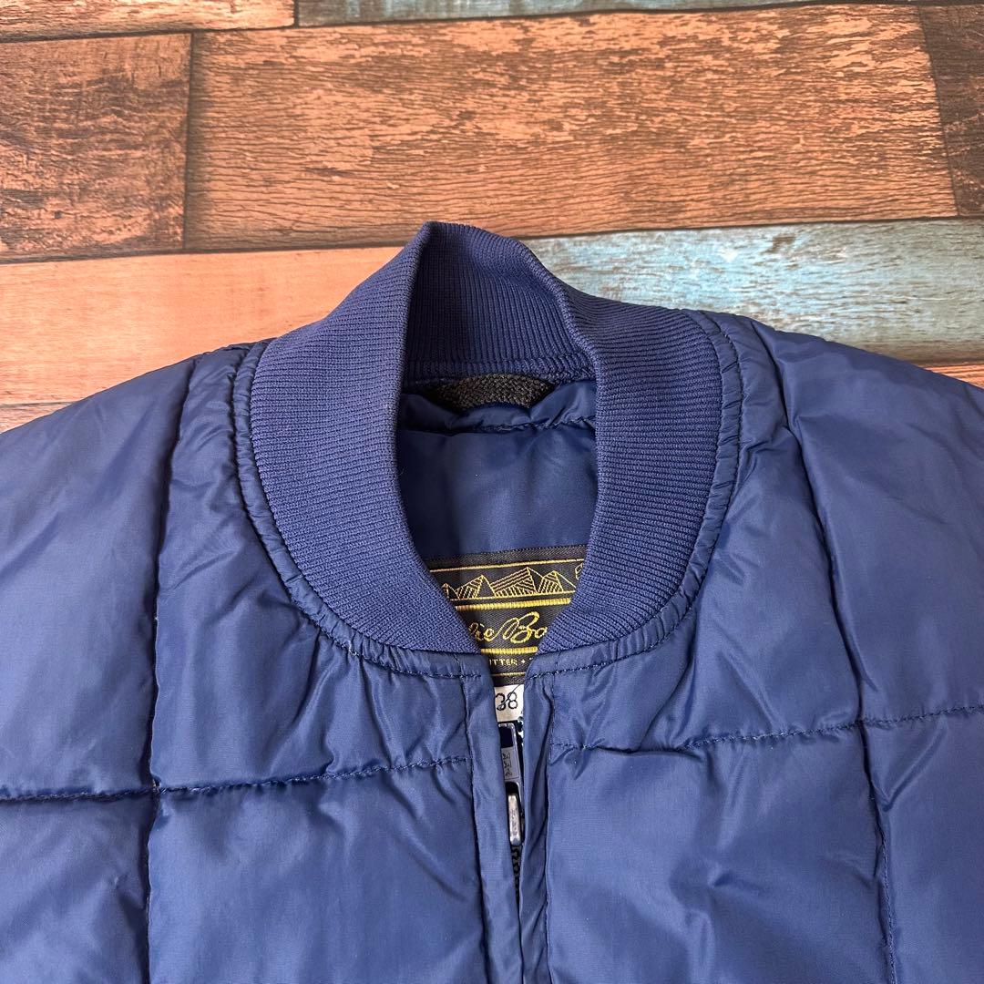 n*u様 80S ヴィンテージ　古着　エディーバウアー　黒タグ　ダウンベスト