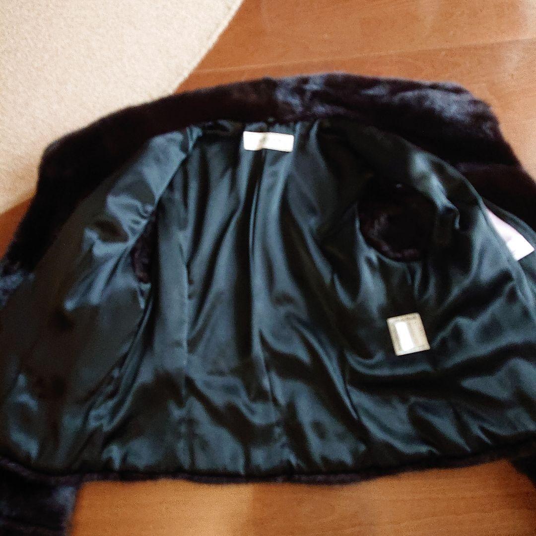 新作新品 CARVEN コペンハーゲンプラチナム ダーク ファーコート 軽い