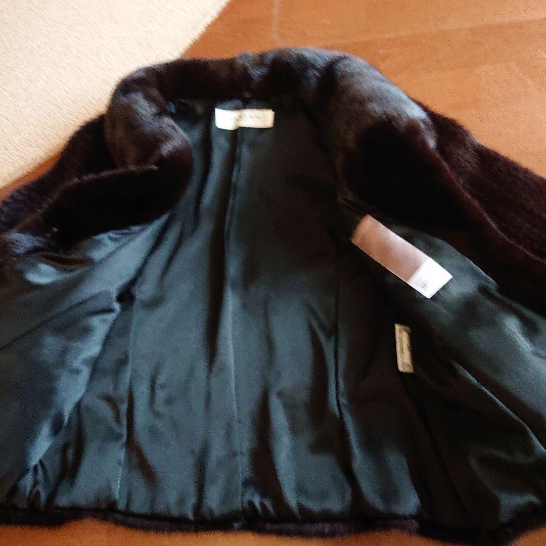 新作新品 CARVEN コペンハーゲンプラチナム ダーク ファーコート 軽い