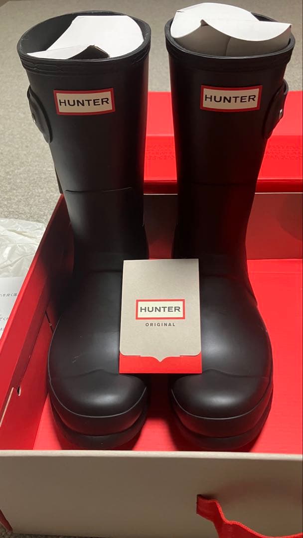 新品 HUNTER ブーツ MFS9000RMA UK8 JP27 ハンター