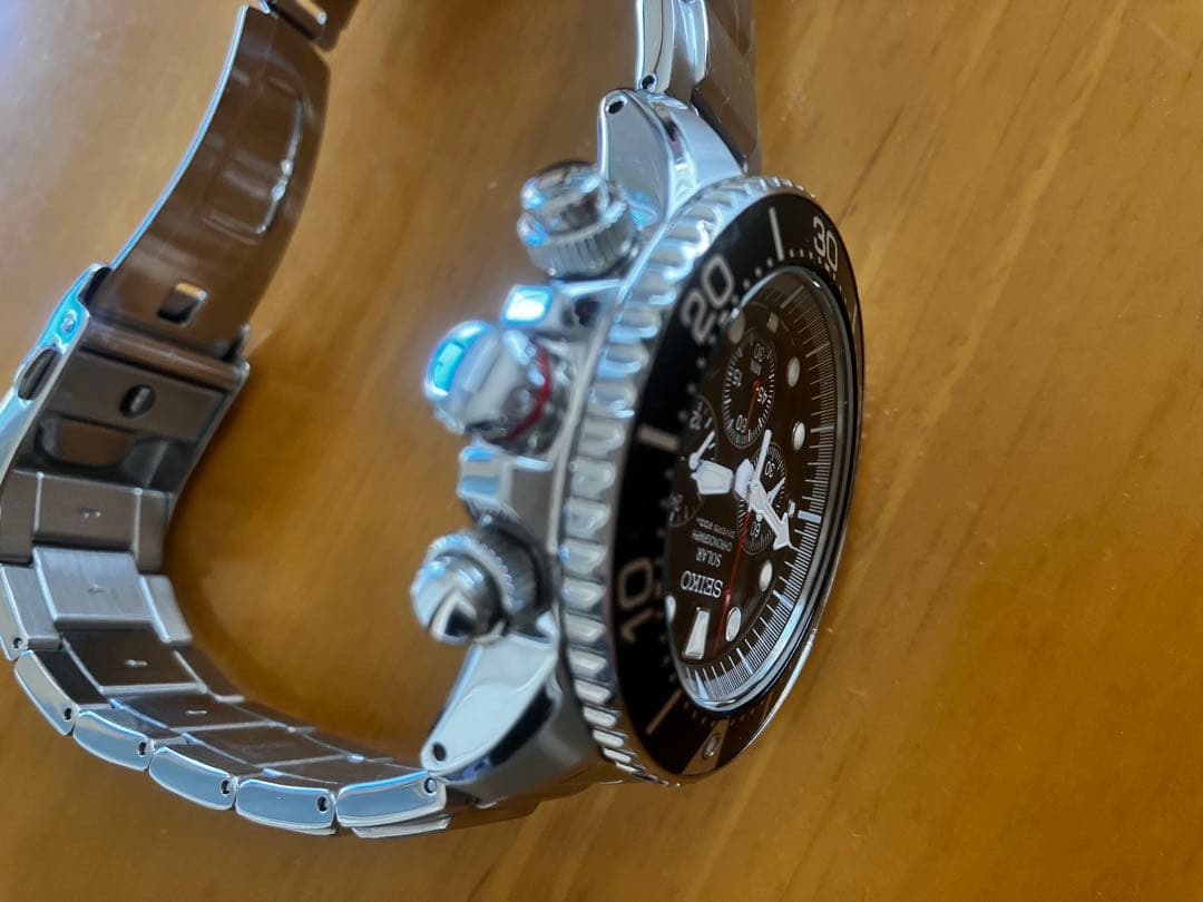 【SEIKO】セイコー ソーラークロノグラフ ダイバーズウォッチ 200m防水