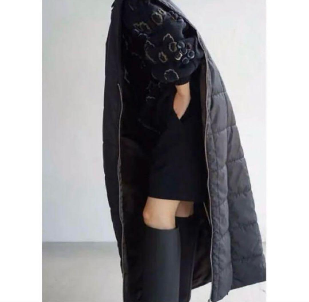 pelleq キルティングベストワンピース　Free size