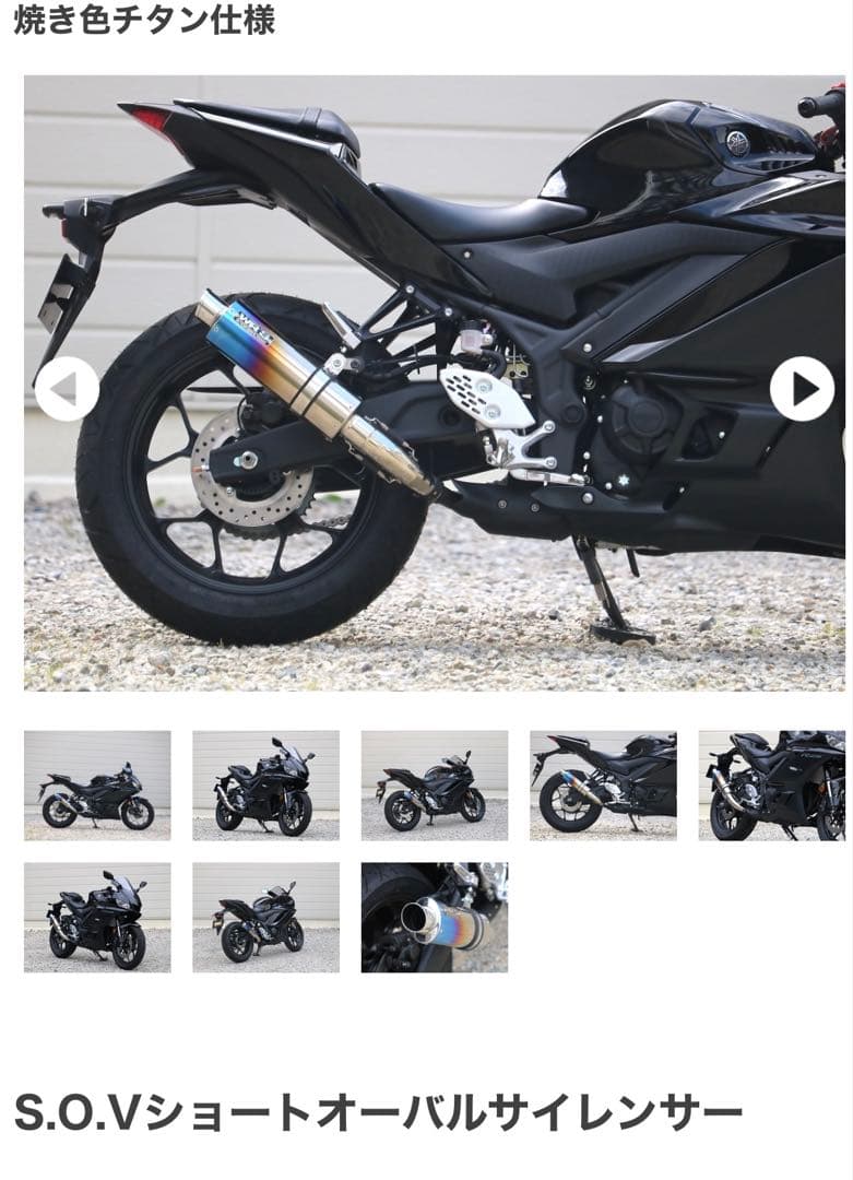 柴*オ様 WR's YZF-R25 MT-25マフラー