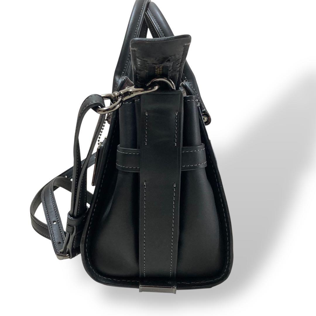 【外観美品】コーチ スワッガー ティーローズ 2wayショルダーバッグ フラワー