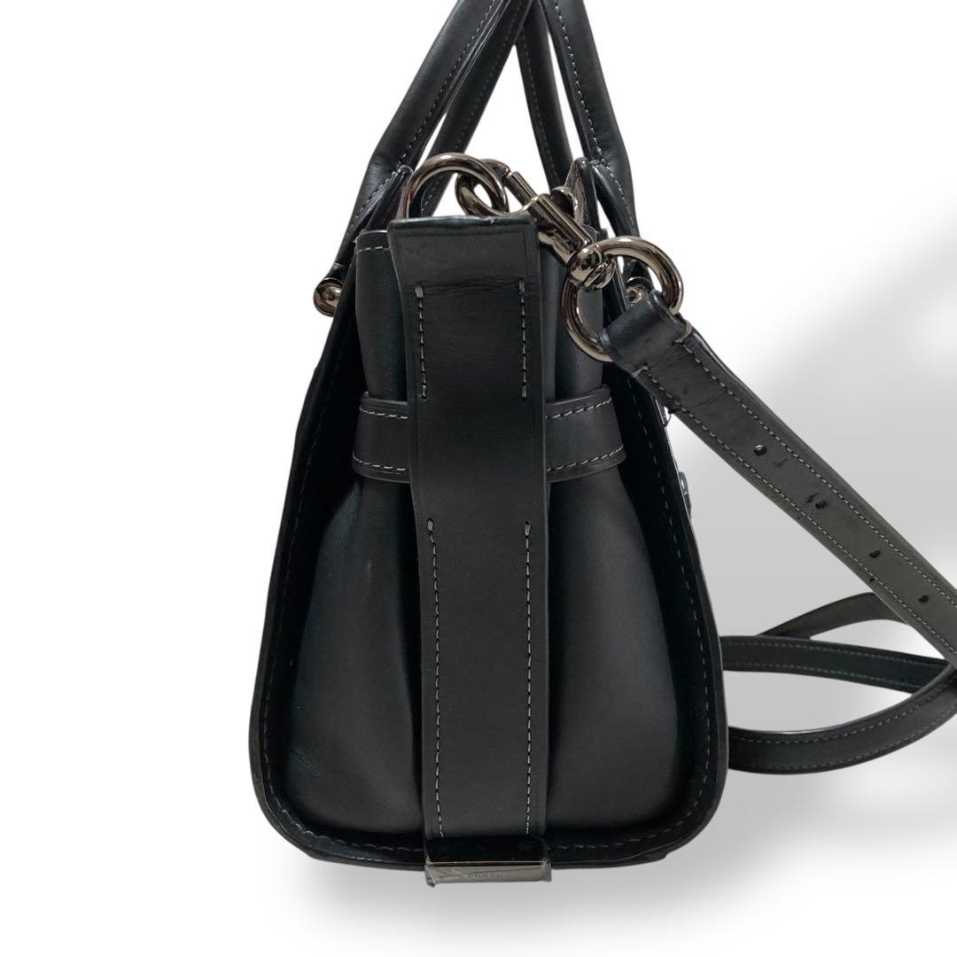 【外観美品】コーチ スワッガー ティーローズ 2wayショルダーバッグ フラワー