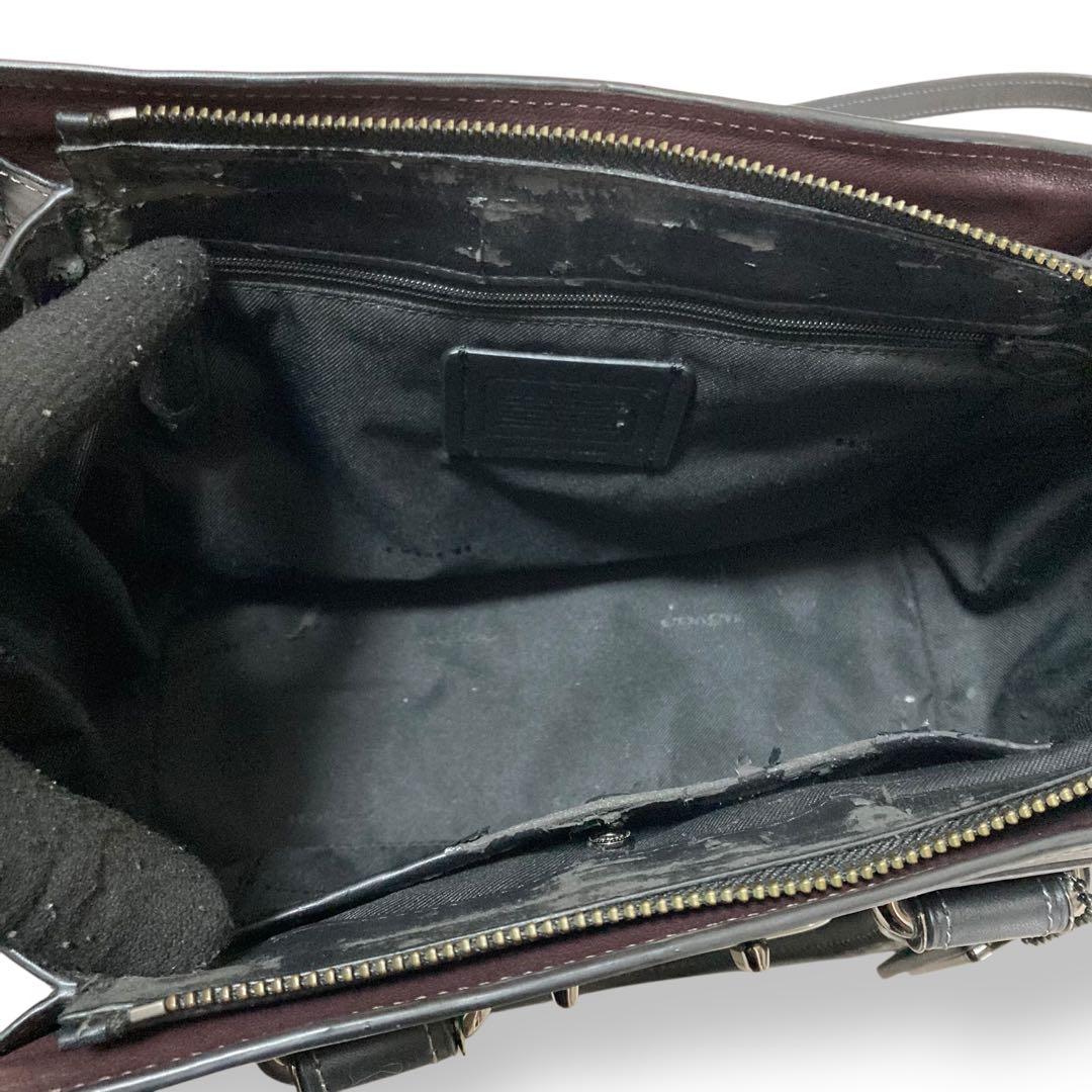 【外観美品】コーチ スワッガー ティーローズ 2wayショルダーバッグ フラワー