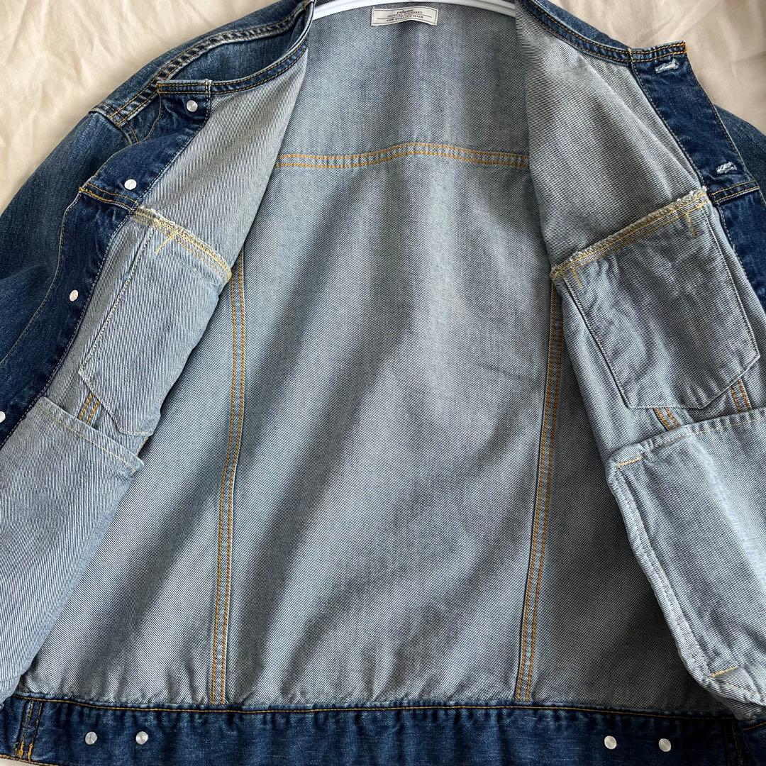美品♡ジャーナルスタンダードレリューム ノーカラー デニムジャケット フリー