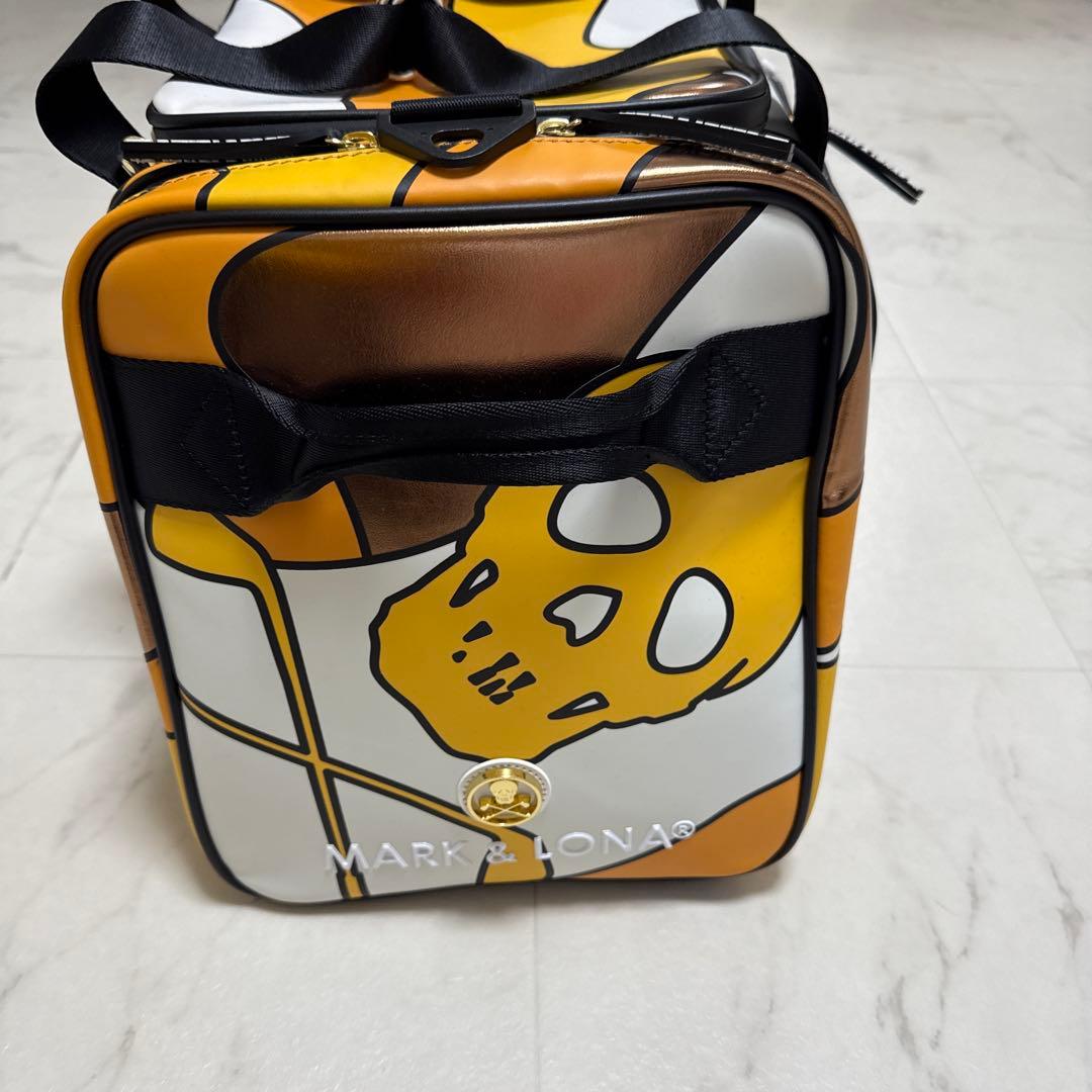 MARK & LONA スカルデザイン ゴルフボストンバッグ