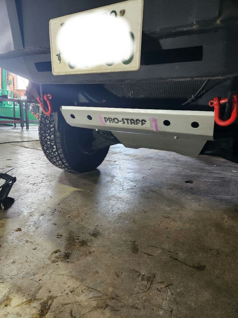 ヤじ　ランクル100アンダーガード 製作品