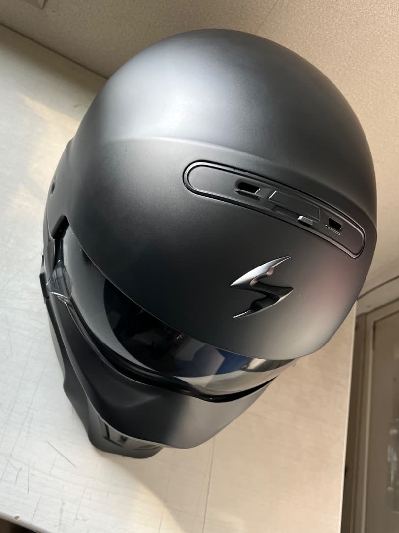 スコーピオン EXO COMBAT バイク　ヘルメット　マットブラック