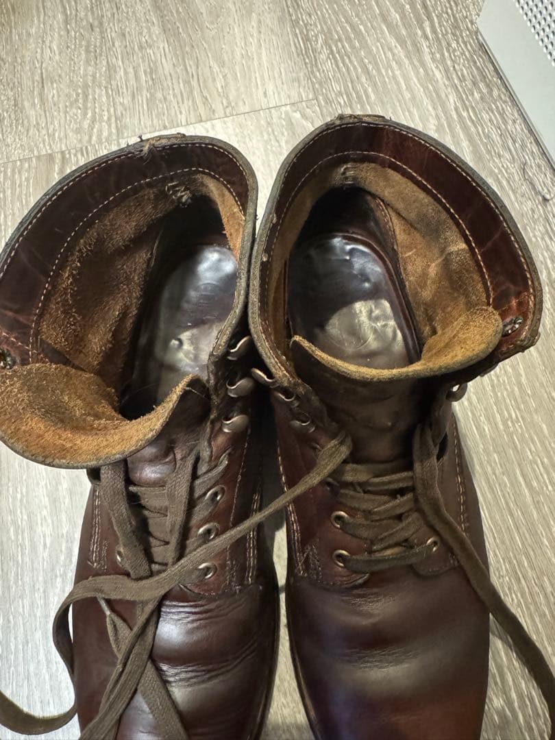 WOLVERINE 1000MILE レースアップブーツ ブラウン