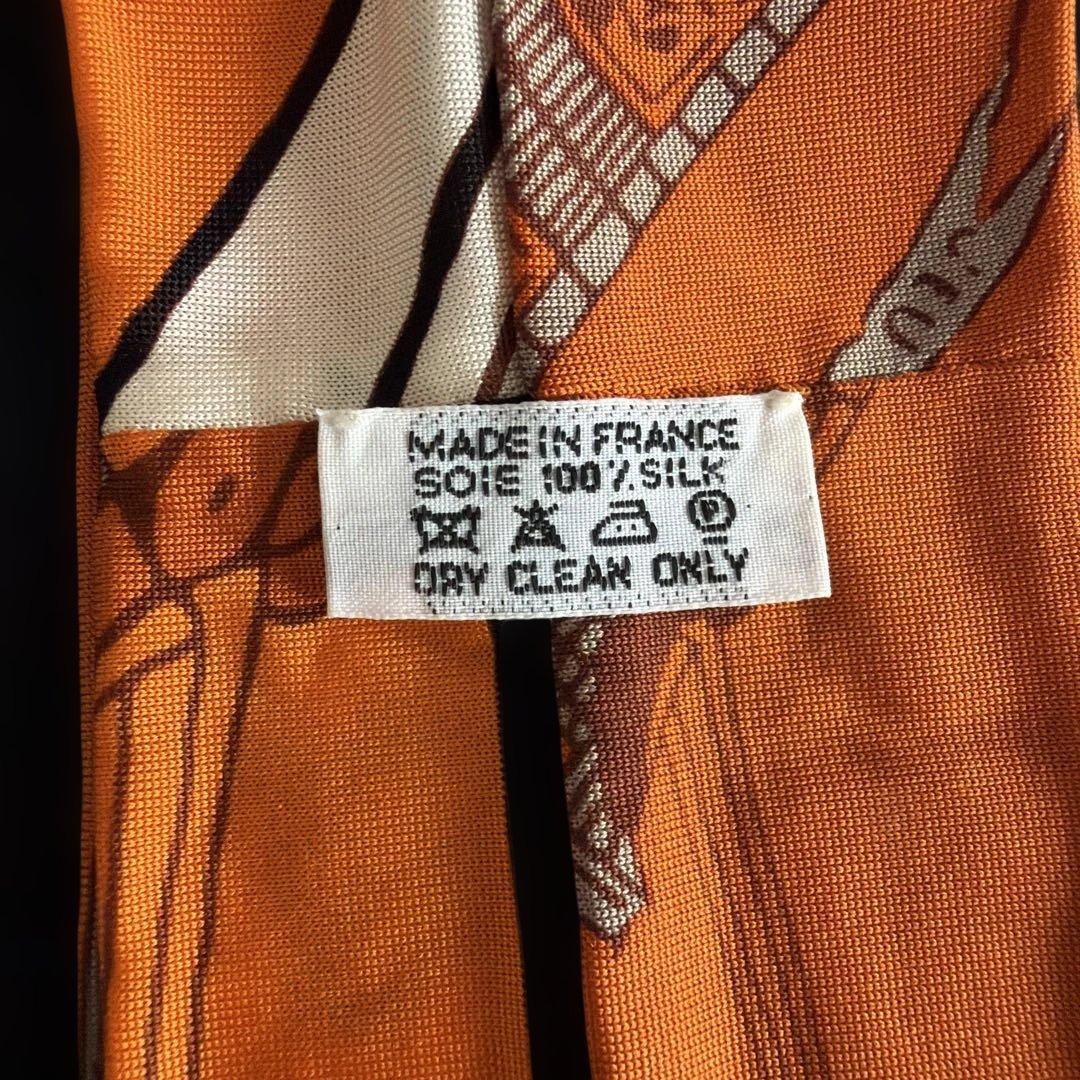 エルメス ヘアバンド ポーチ オレンジ