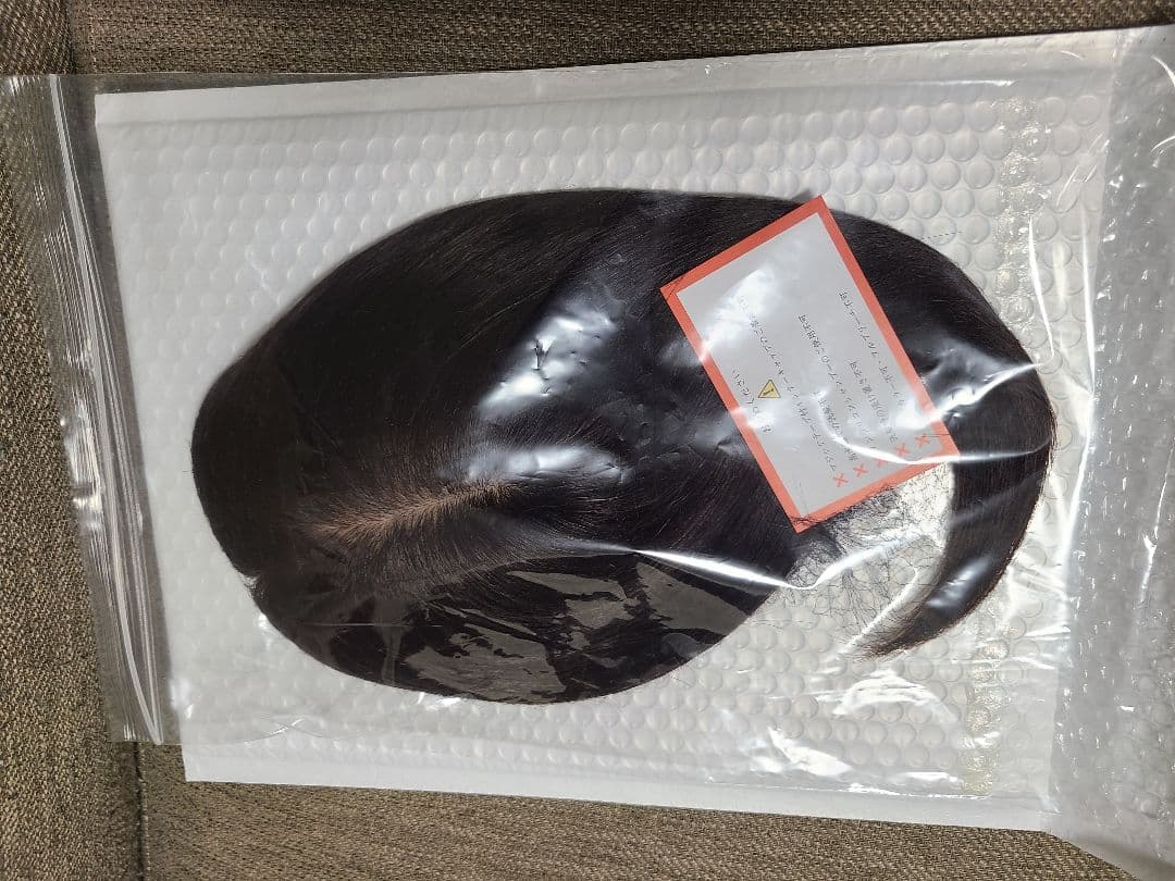 【新品未使用】百合子ウィッグ ナチュラルブラウン 9×14cm