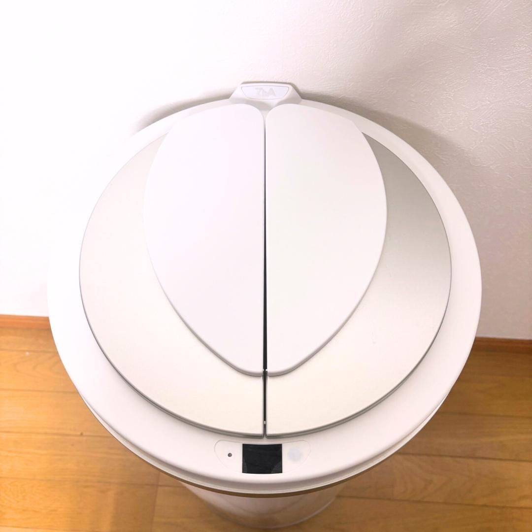 【美品】ZitA CIRCLE センサー式 自動開閉 ゴミ箱 45L