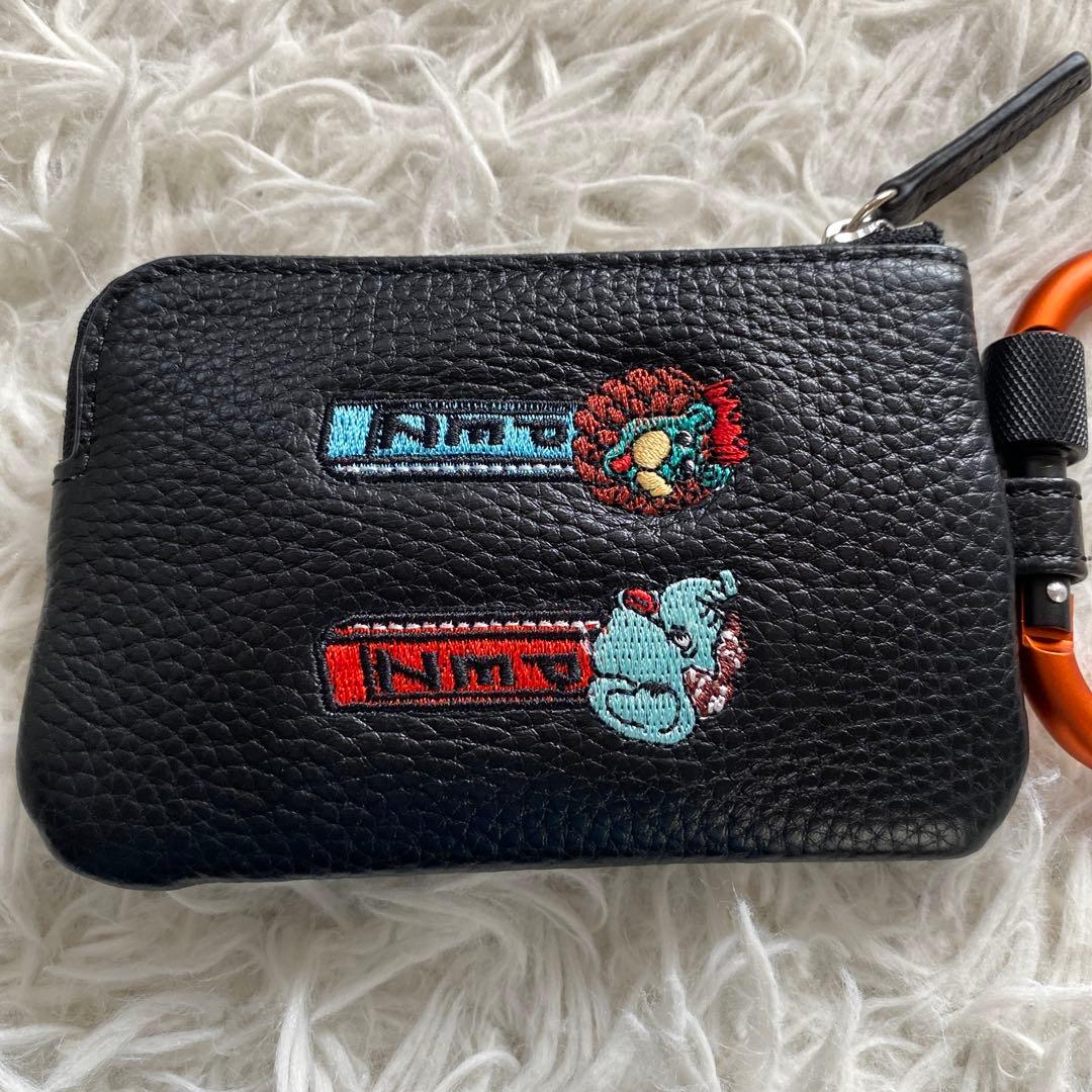 新品【PEZ(ペッツ) ×ear】《牛革》カラビナ付きパス＆キーケース