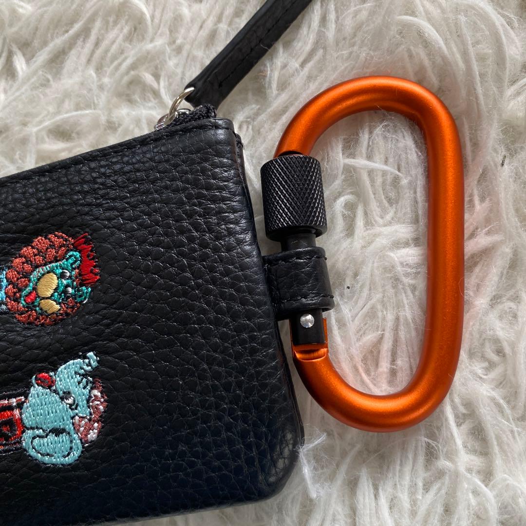 新品【PEZ(ペッツ) ×ear】《牛革》カラビナ付きパス＆キーケース