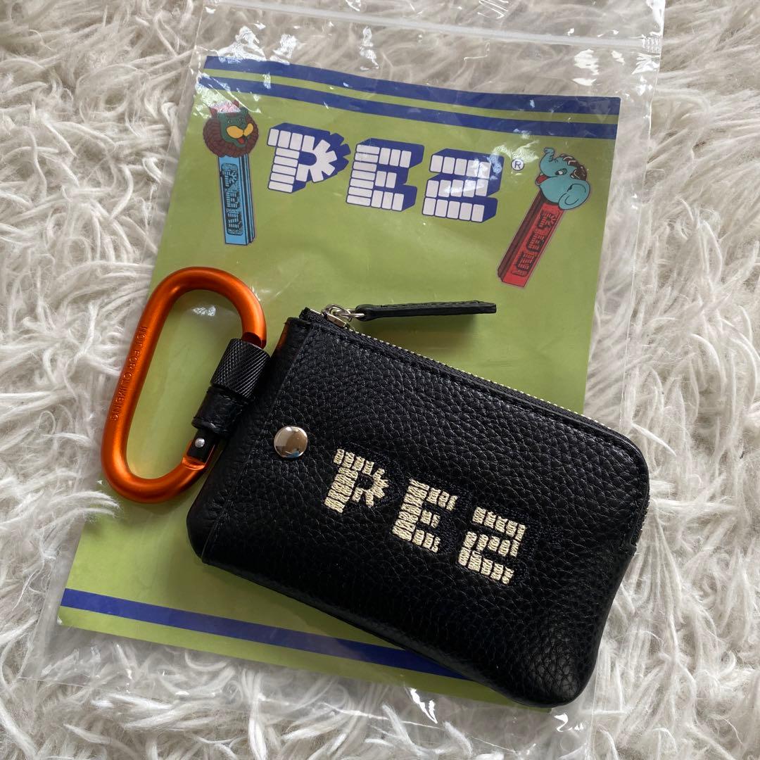 新品【PEZ(ペッツ) ×ear】《牛革》カラビナ付きパス＆キーケース
