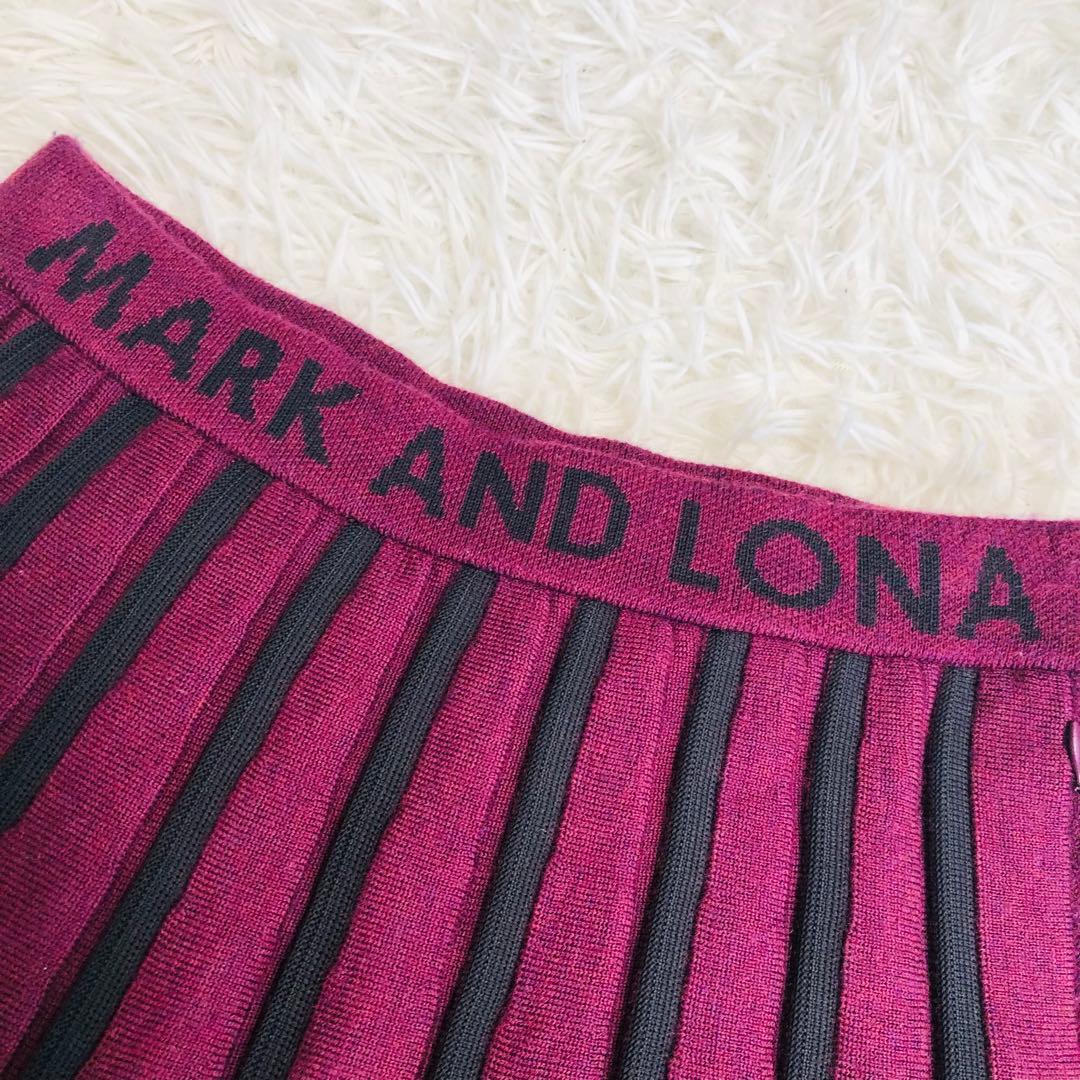 MARK AND LONA マークアンドロナ　ゴルフスカート　ニットスカート