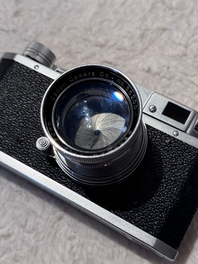 バルナックキャノンCanon Serenar 50mm f1.9 沈胴レンズ