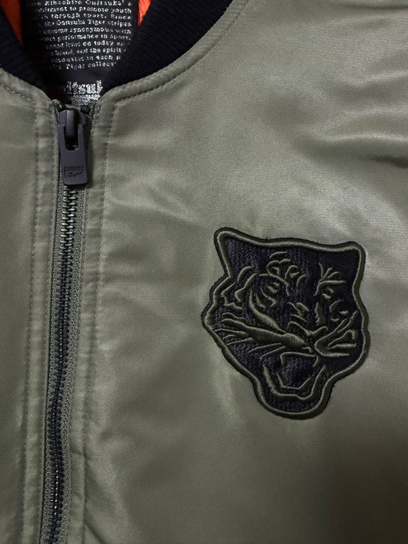 オニツカタイガー　BOMBER JACKET　ボンバージャケット　MA-1