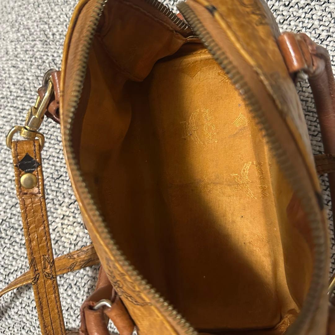 MCM 2way ミニボストンバッグ ショルダーバッグ ハンドバッグ ヴィセトス