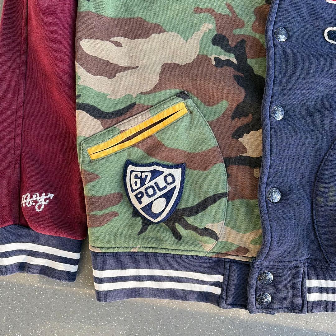 【希少】ポロラルフローレン タイガー パッチワーク スウェット セットアップ M