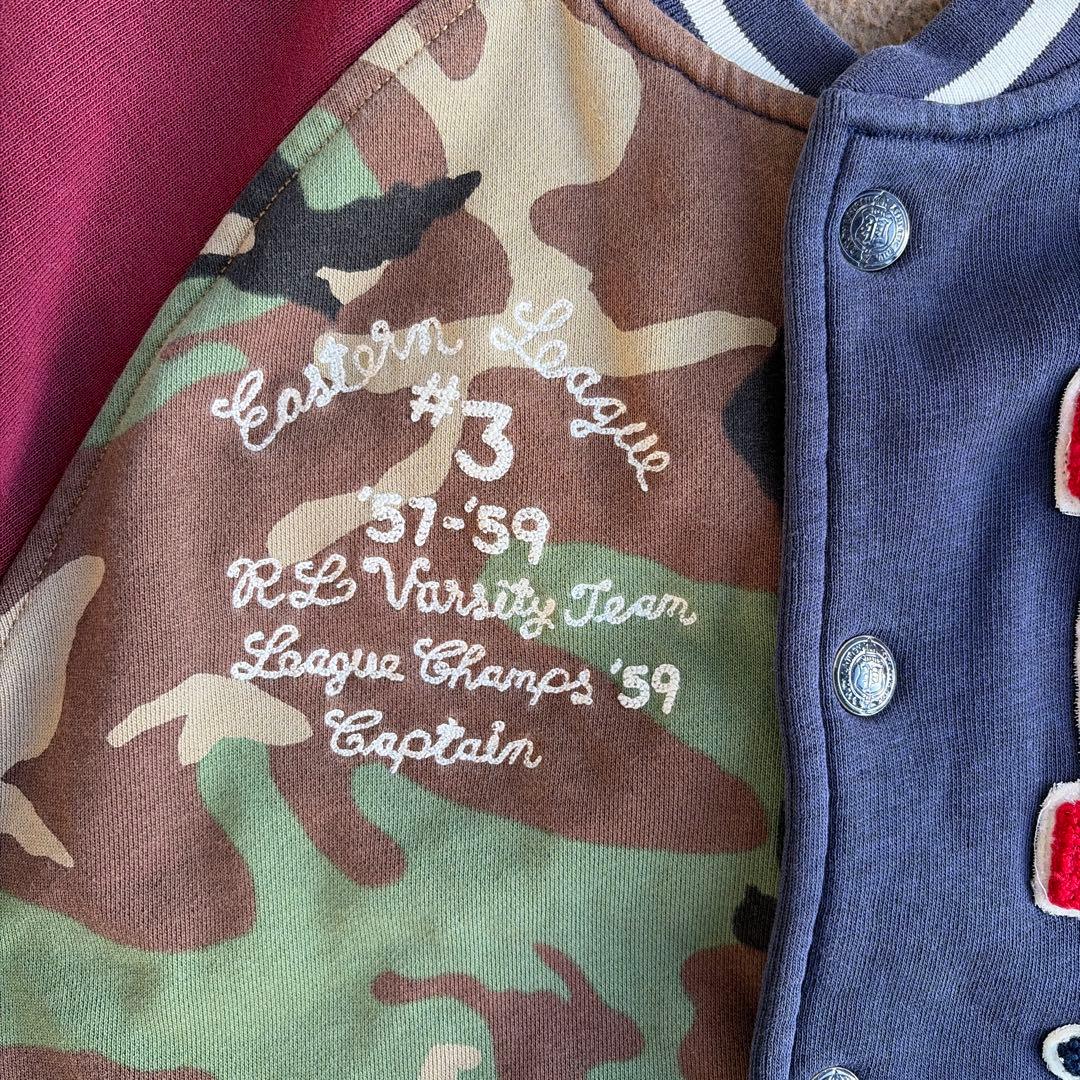 【希少】ポロラルフローレン タイガー パッチワーク スウェット セットアップ M