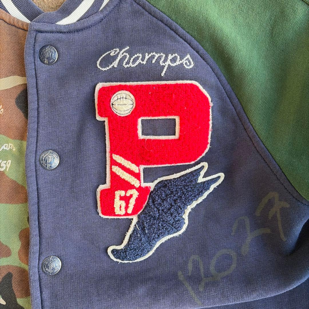 【希少】ポロラルフローレン タイガー パッチワーク スウェット セットアップ M